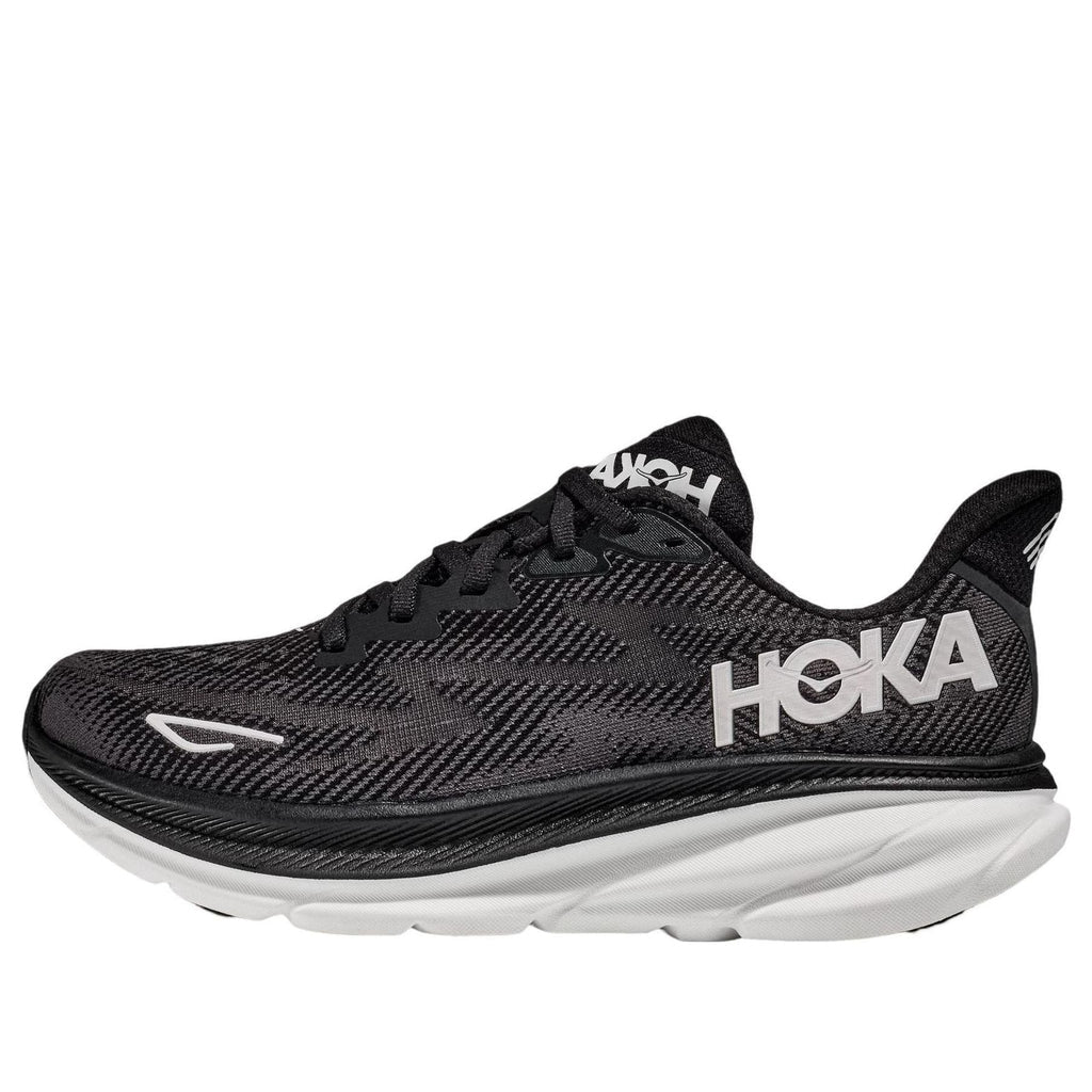 HOKA ONE ONE Clifton 9 2E Wide 'Noir Blanc'