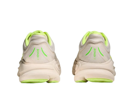 HOKA Bondi 9 Homme — Grout Neon Yuzu — vue 5