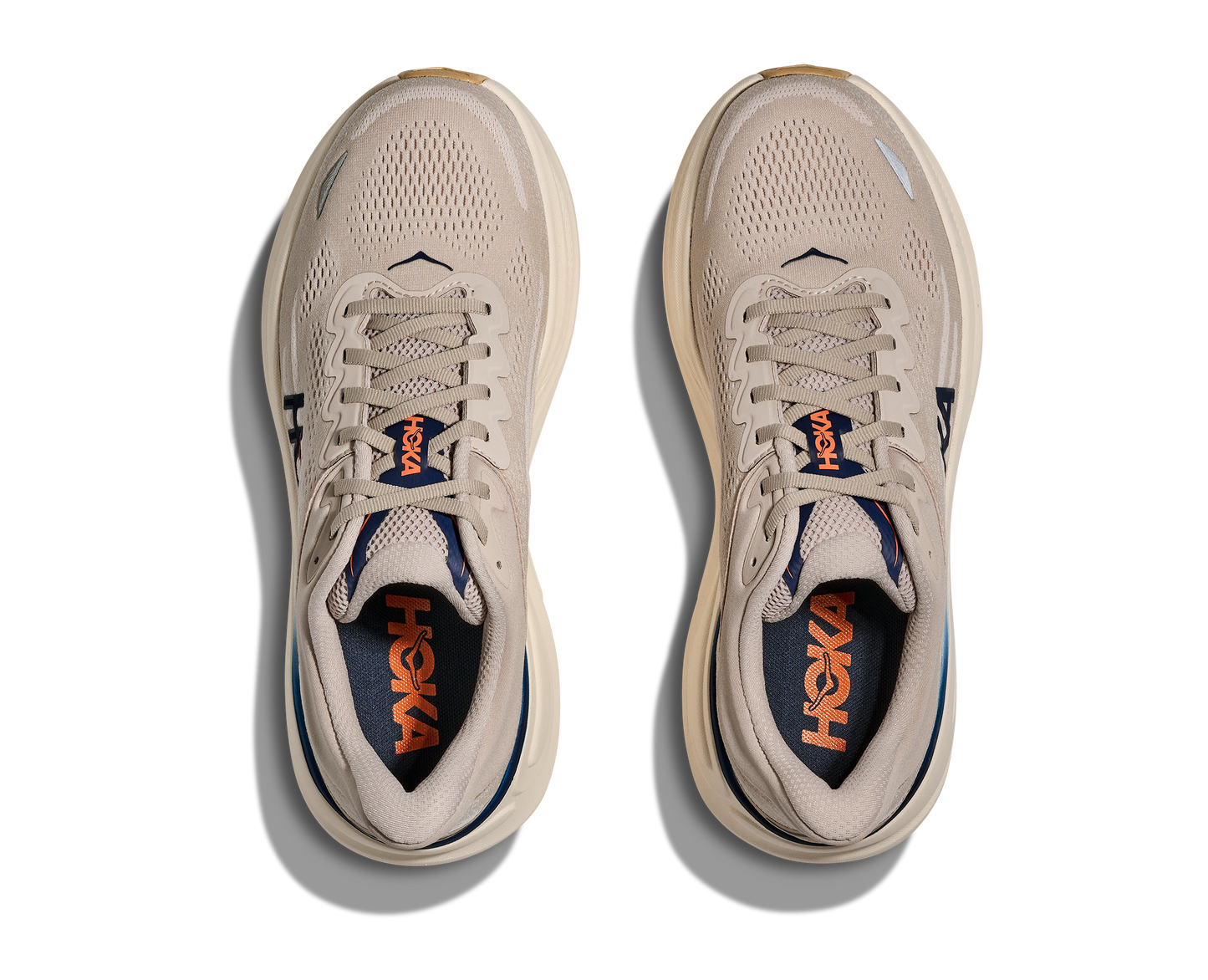 HOKA Bondi 9 Homme — Stucco Grout — vue 2