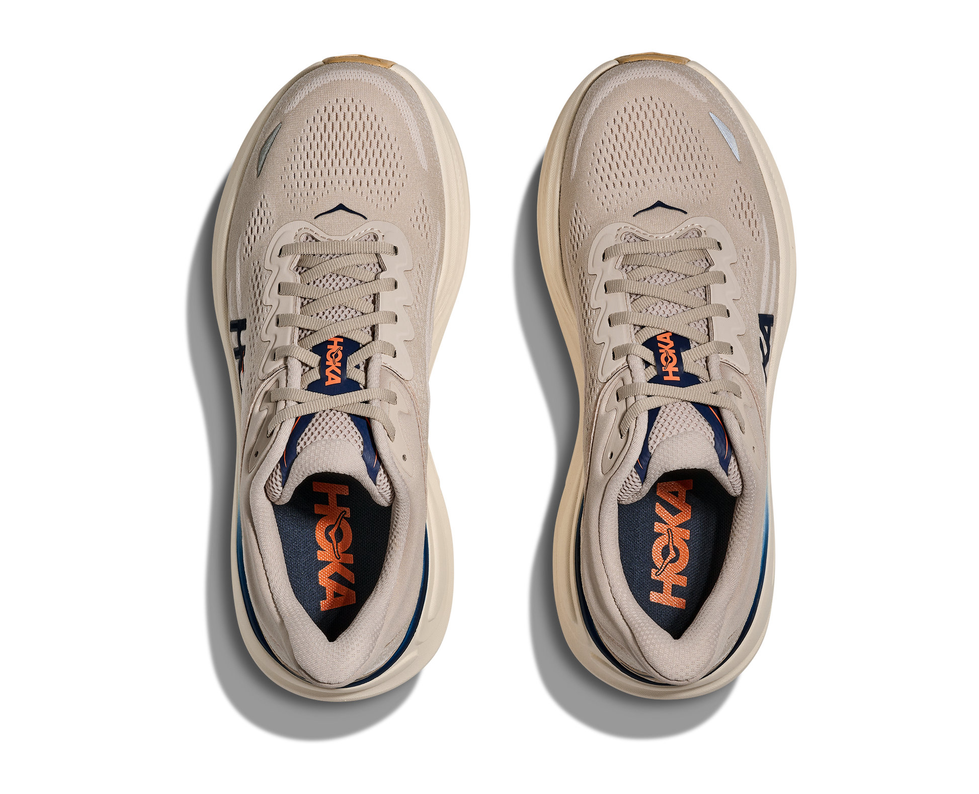 HOKA Bondi 9 Homme — Stucco Grout — vue 2