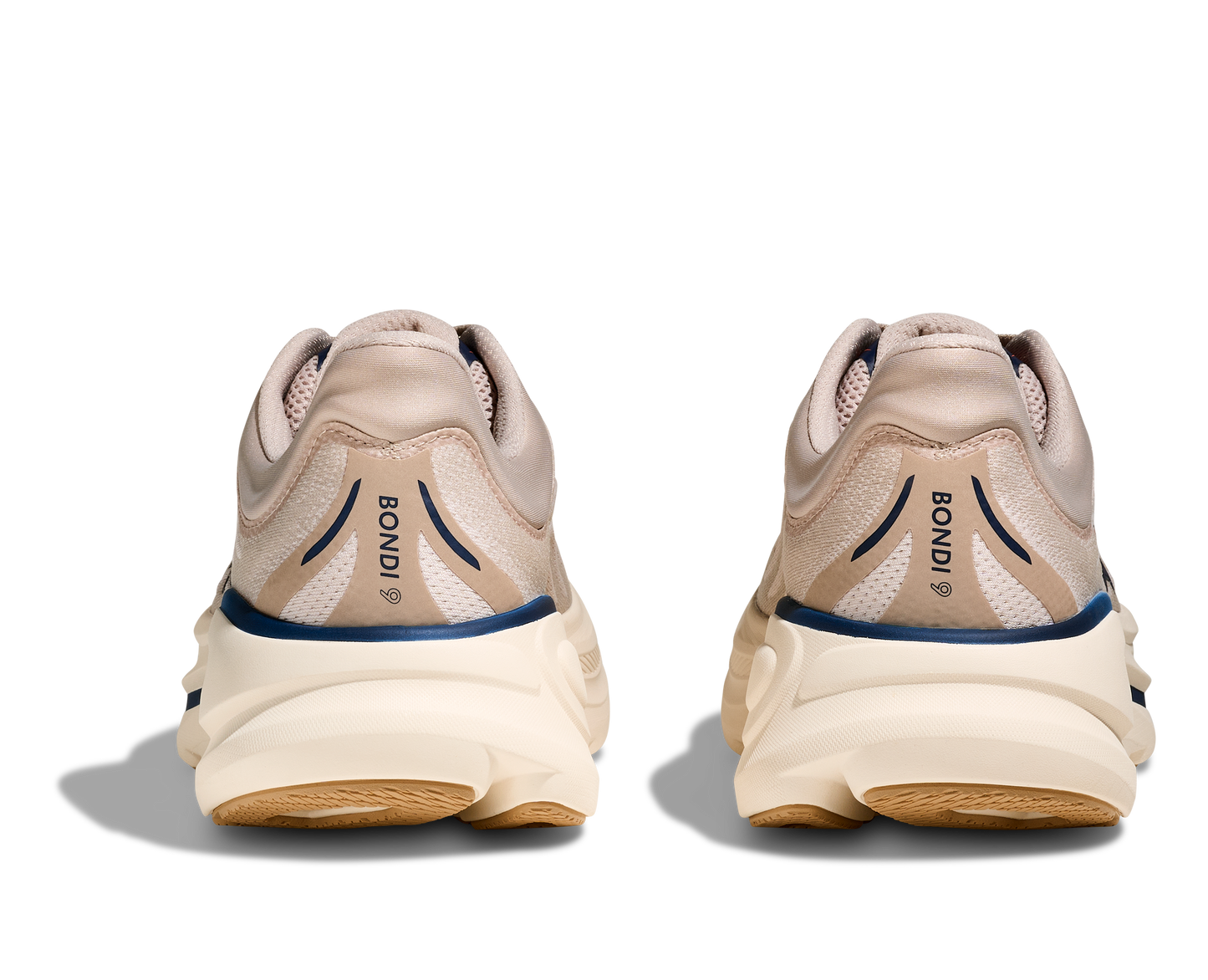 HOKA Bondi 9 Homme Large — Stucco Grout — vue 4