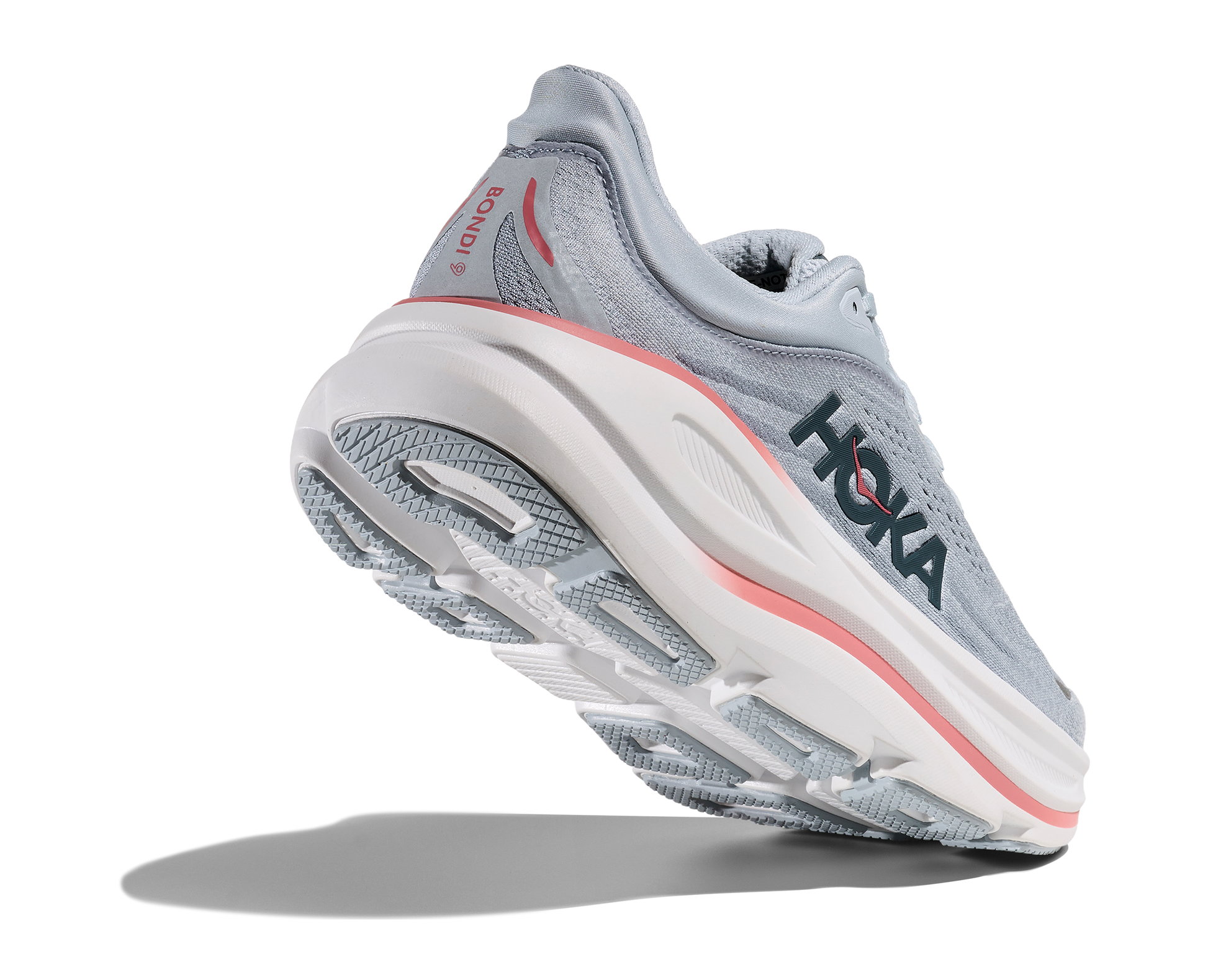 HOKA Bondi 9 Femme — Mineral Blue Washed Blue — vue 4