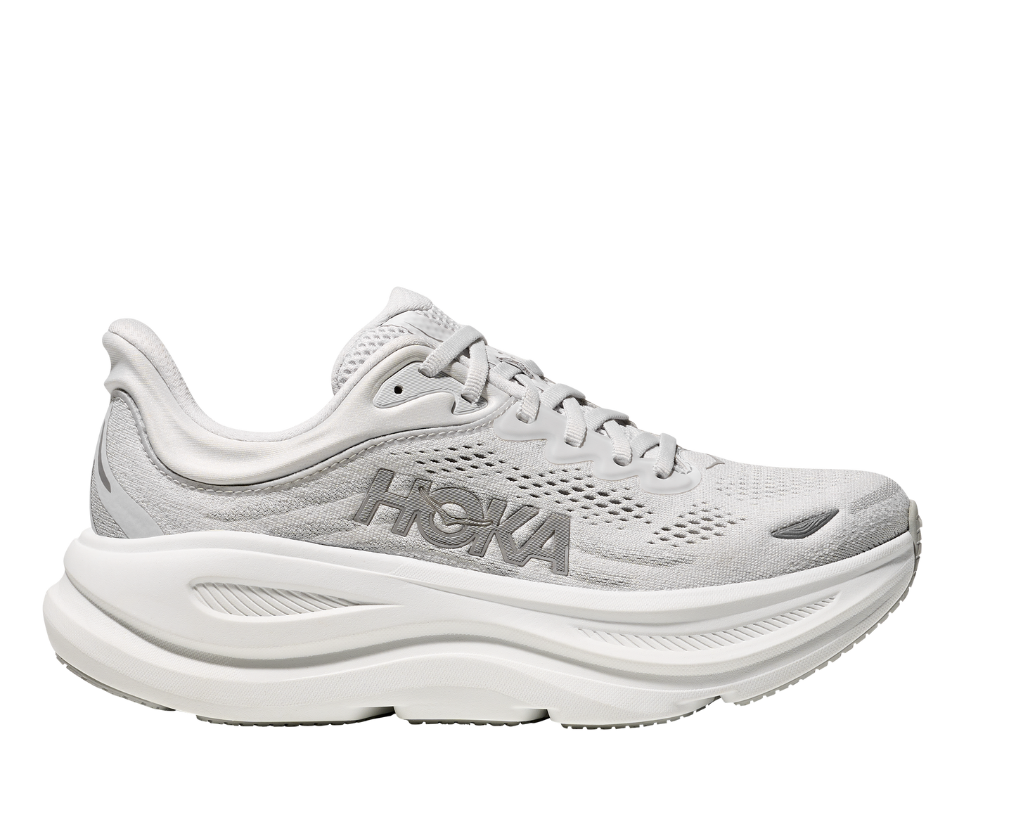 HOKA Bondi 9 Femme — Stardust Silver — vue 1