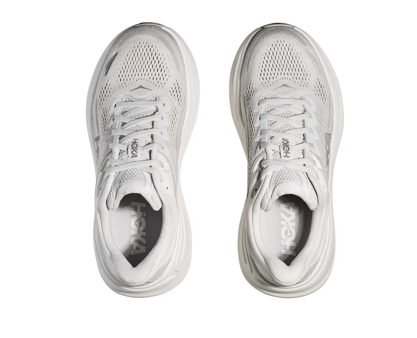 HOKA Bondi 9 Femme — Stardust Silver — vue 2