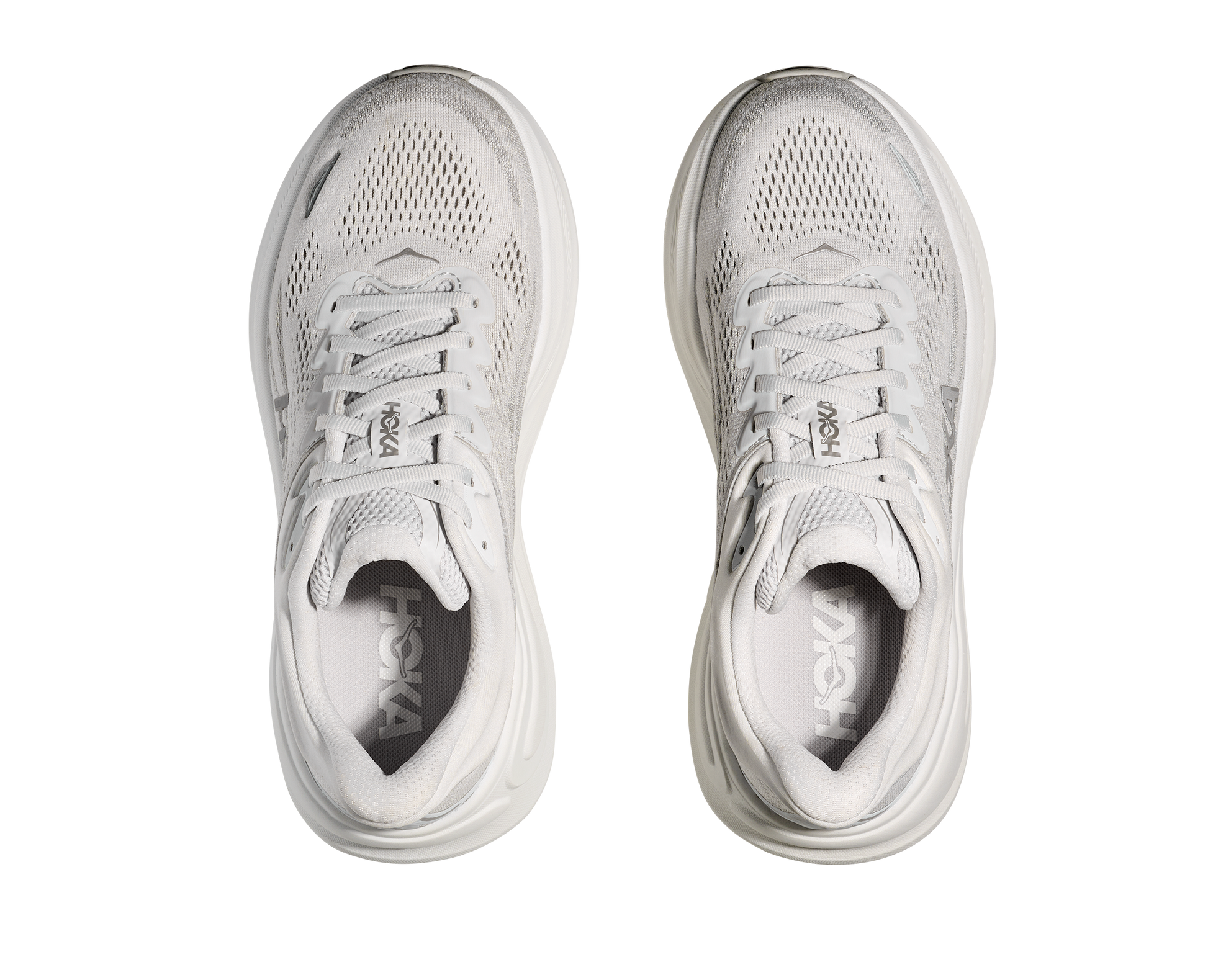 HOKA Bondi 9 Femme — Stardust Silver — vue 2