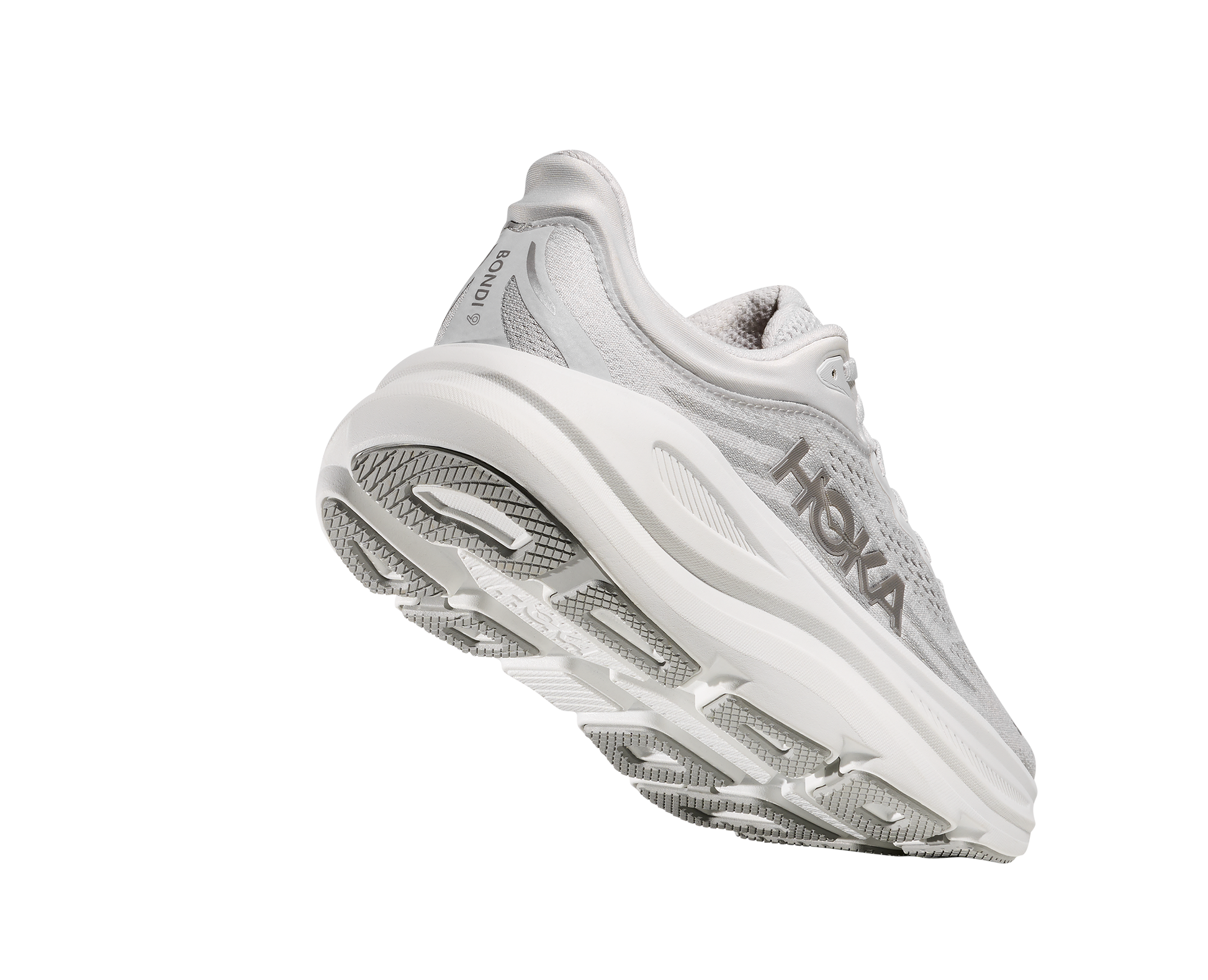 HOKA Bondi 9 Femme — Stardust Silver — vue 3
