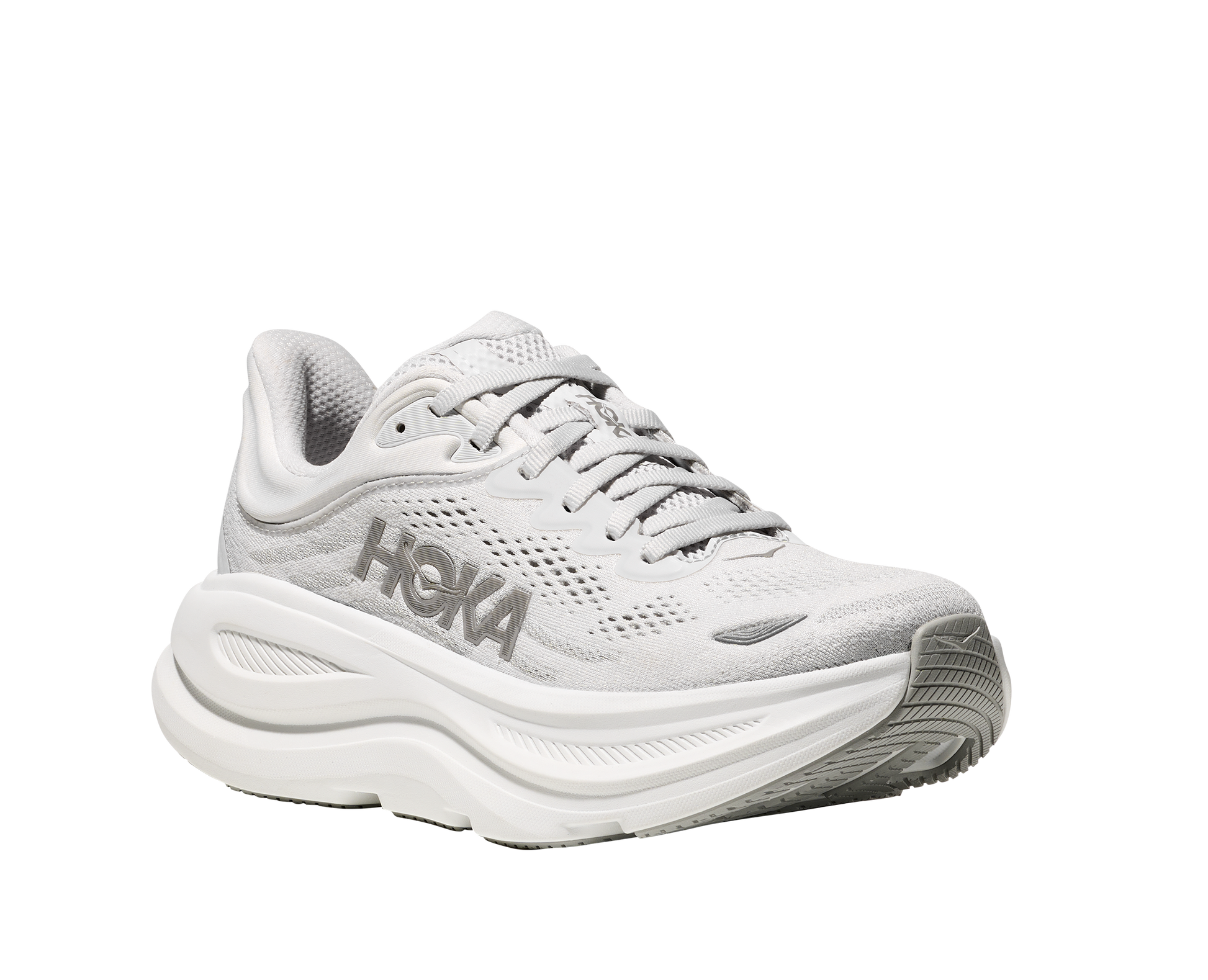 HOKA Bondi 9 Femme — Stardust Silver — vue 7
