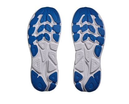 HOKA Clifton 10 Homme — Ash Grey Neon Green — vue 7
