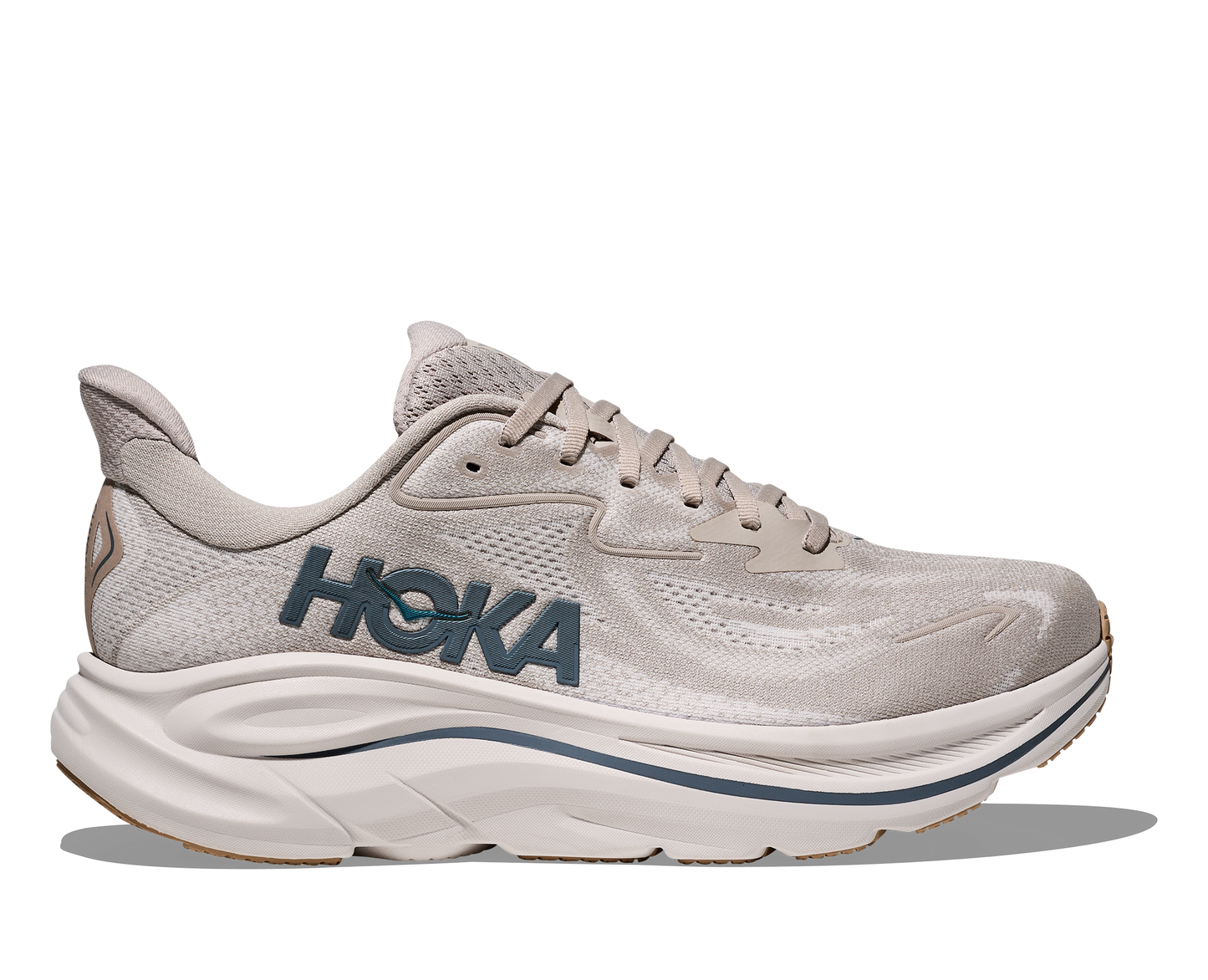 HOKA Clifton 10 Homme — Putty Grout — vue 1