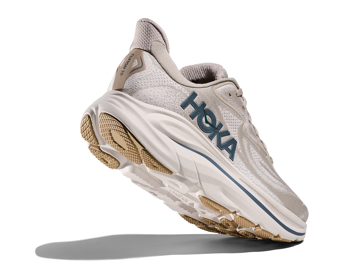 HOKA Clifton 10 Homme — Putty Grout — vue 4