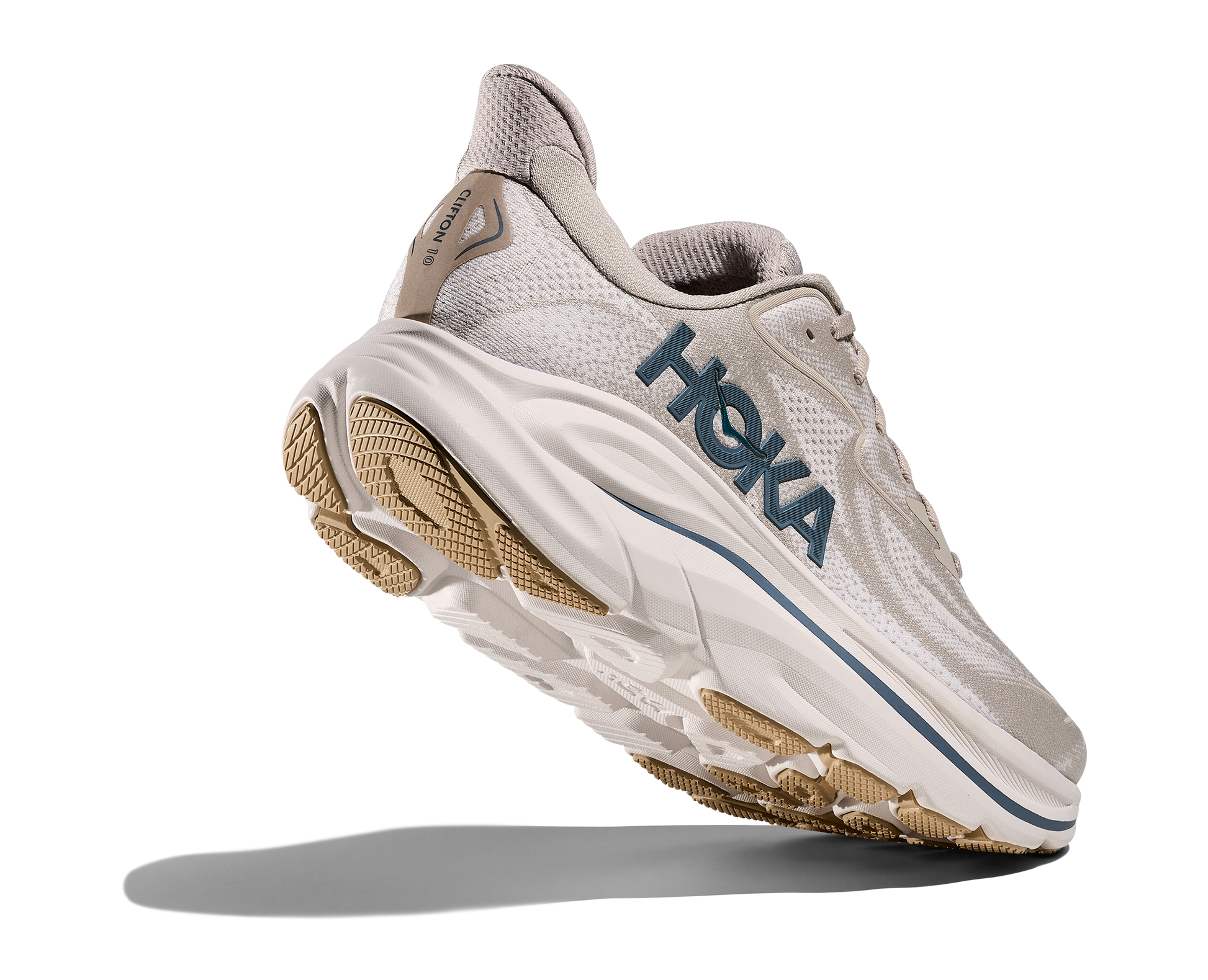 HOKA Clifton 10 Homme — Putty Grout — vue 4