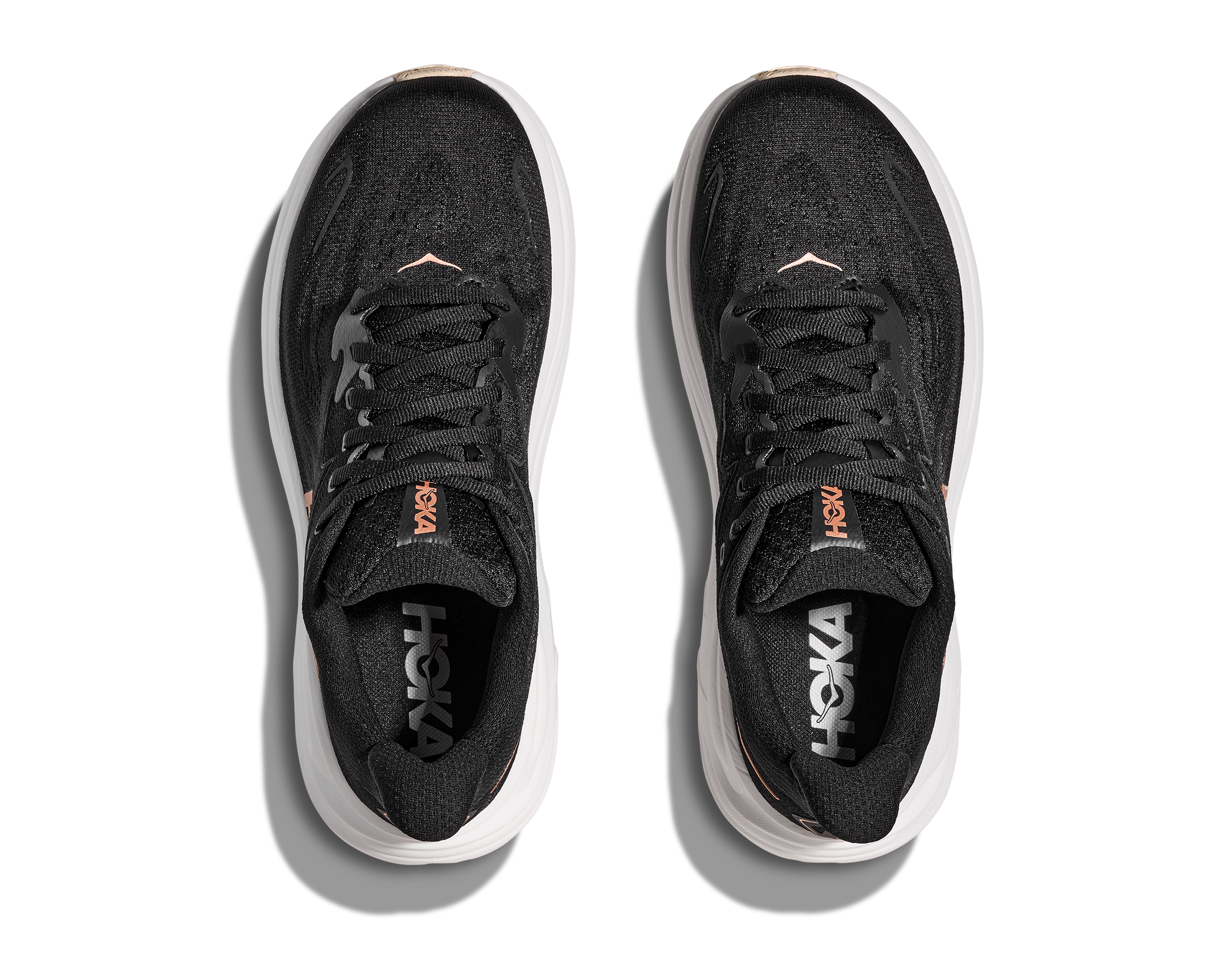 Hoka Clifton 10 Femme – Noir / Or Rosé – photo 4