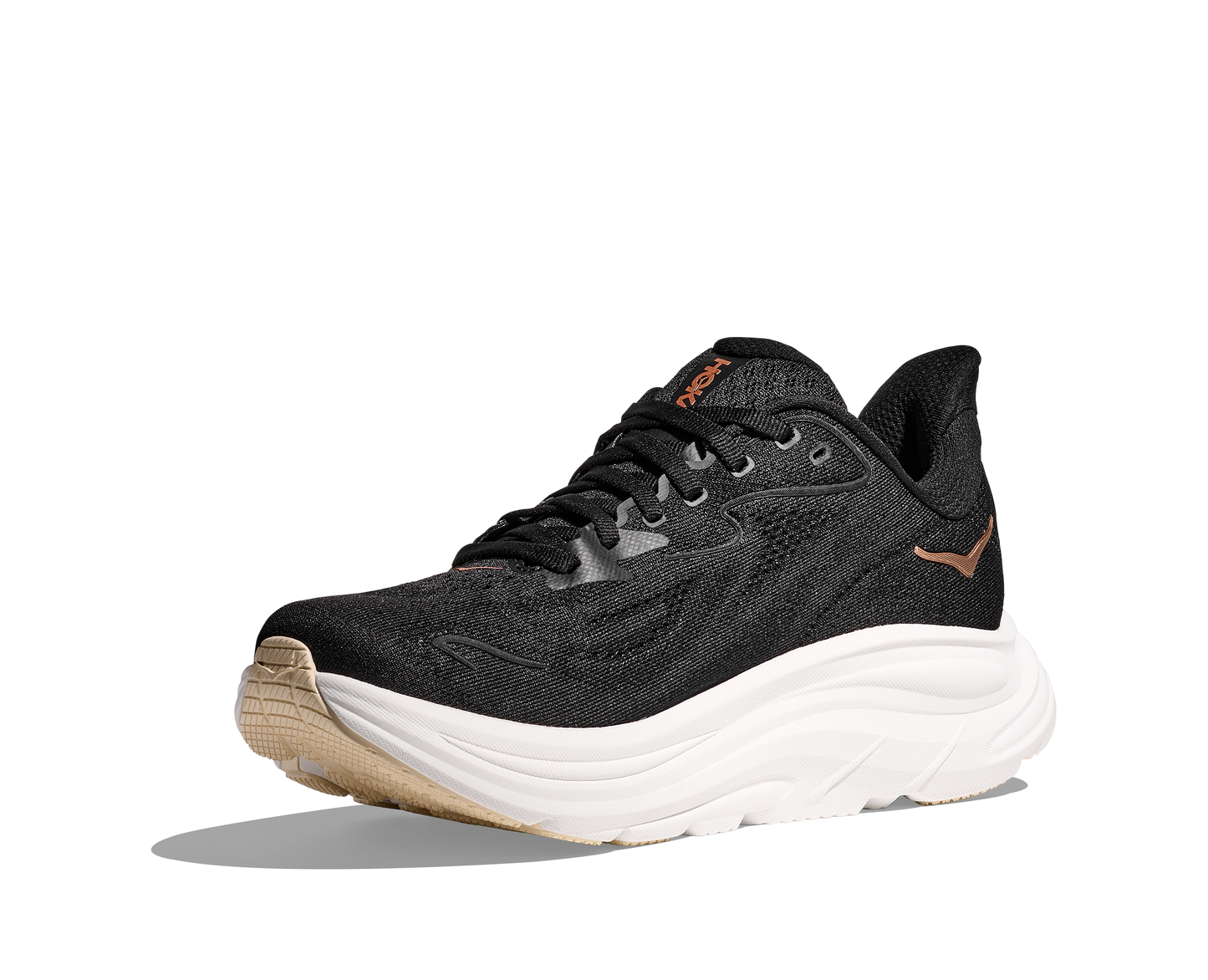 Hoka Clifton 10 Femme – Noir / Or Rosé – photo 2
