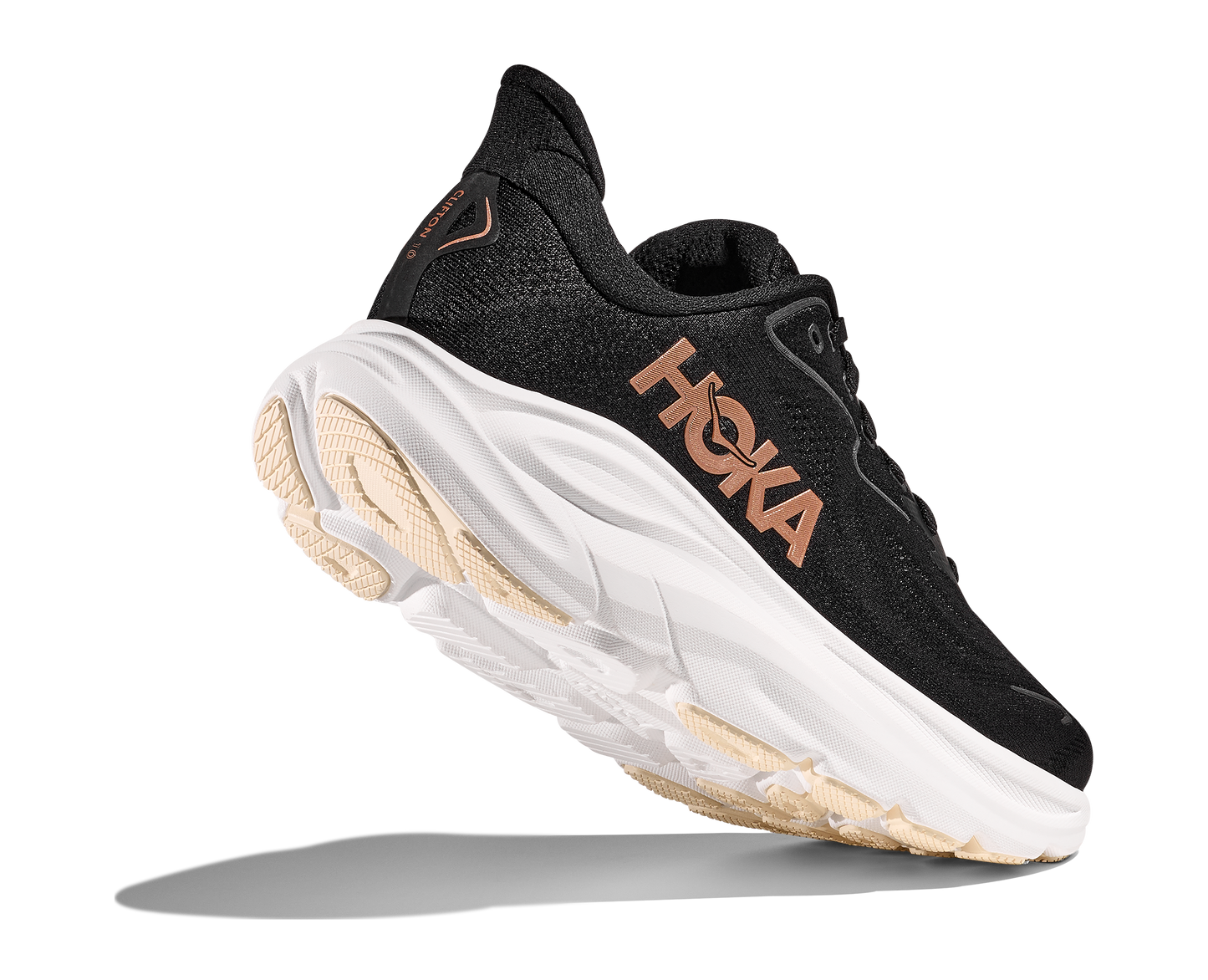 Hoka Clifton 10 Femme – Noir / Or Rosé – photo 5