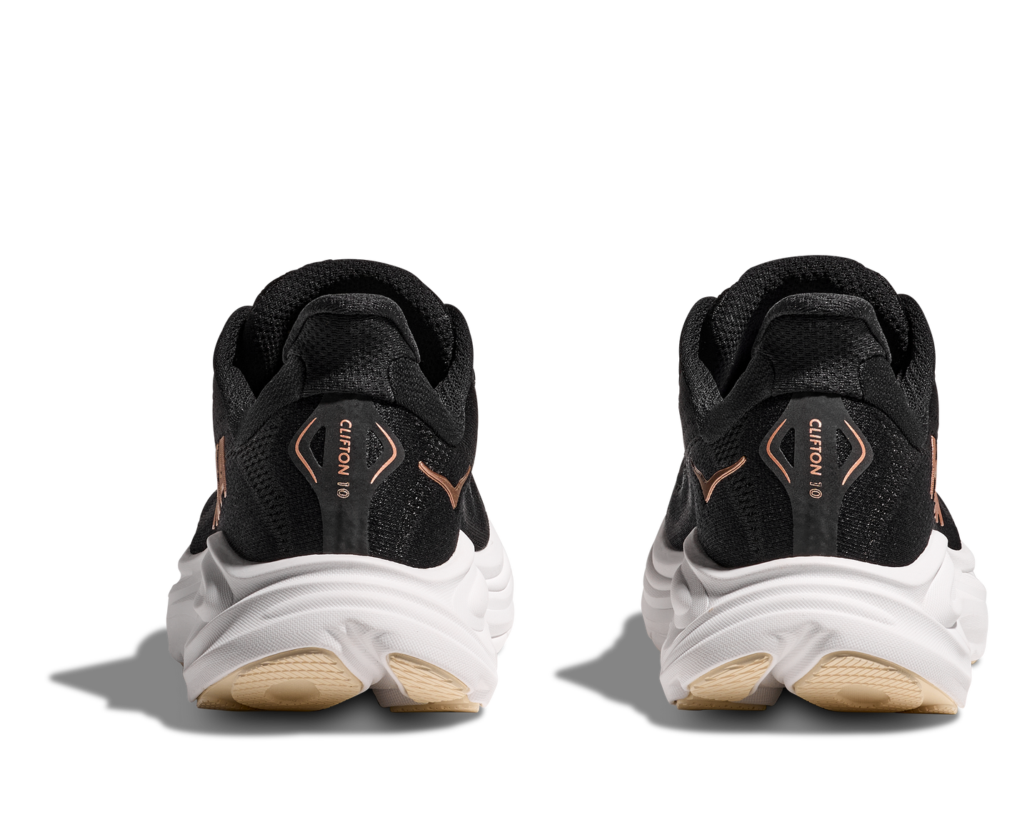 Hoka Clifton 10 Femme – Noir / Or Rosé – photo 6