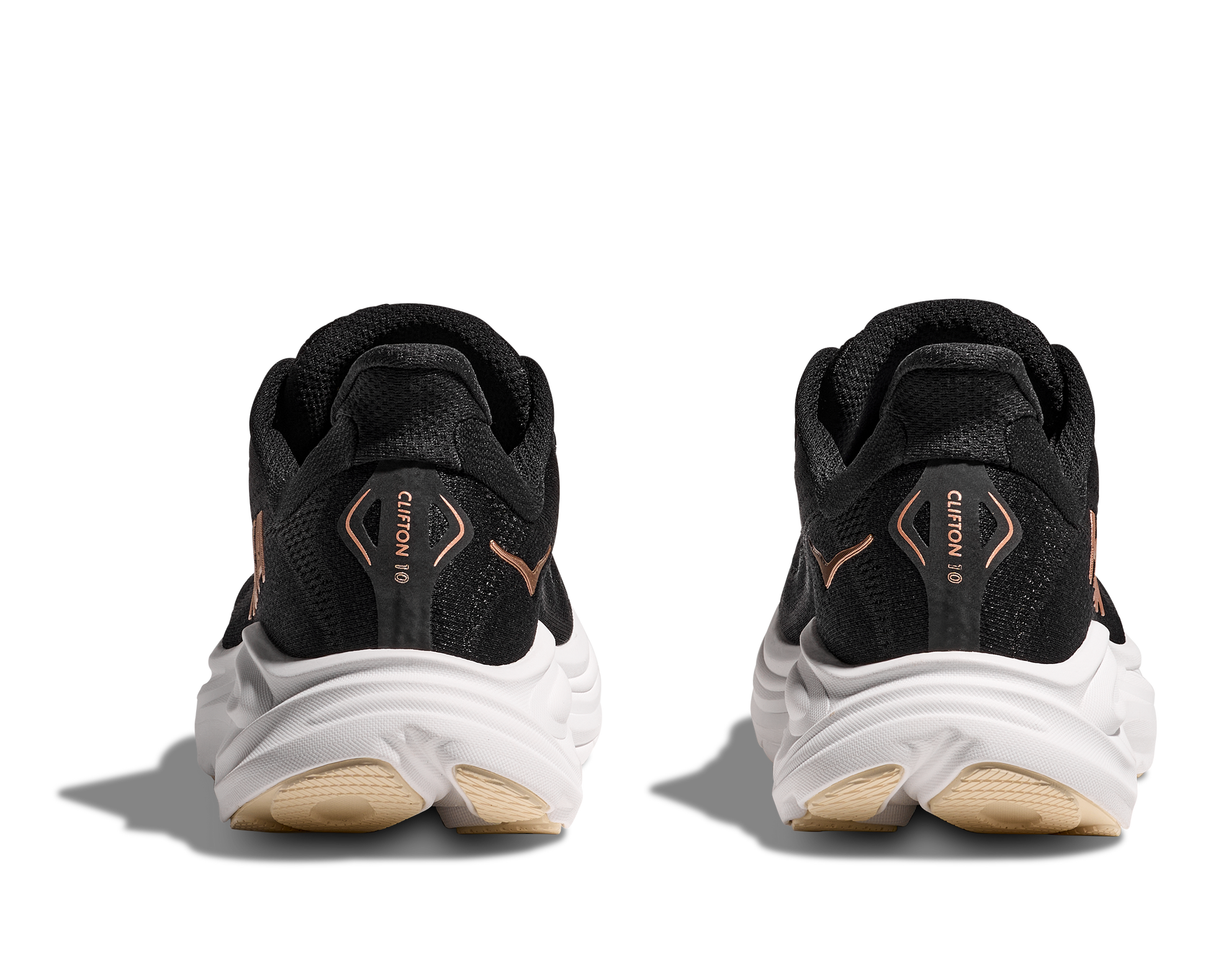 Hoka Clifton 10 Femme – Noir / Or Rosé – photo 6