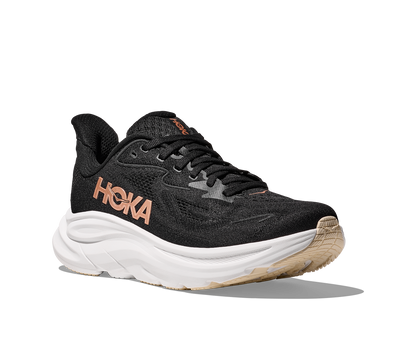 Hoka Clifton 10 Femme – Noir / Or Rosé