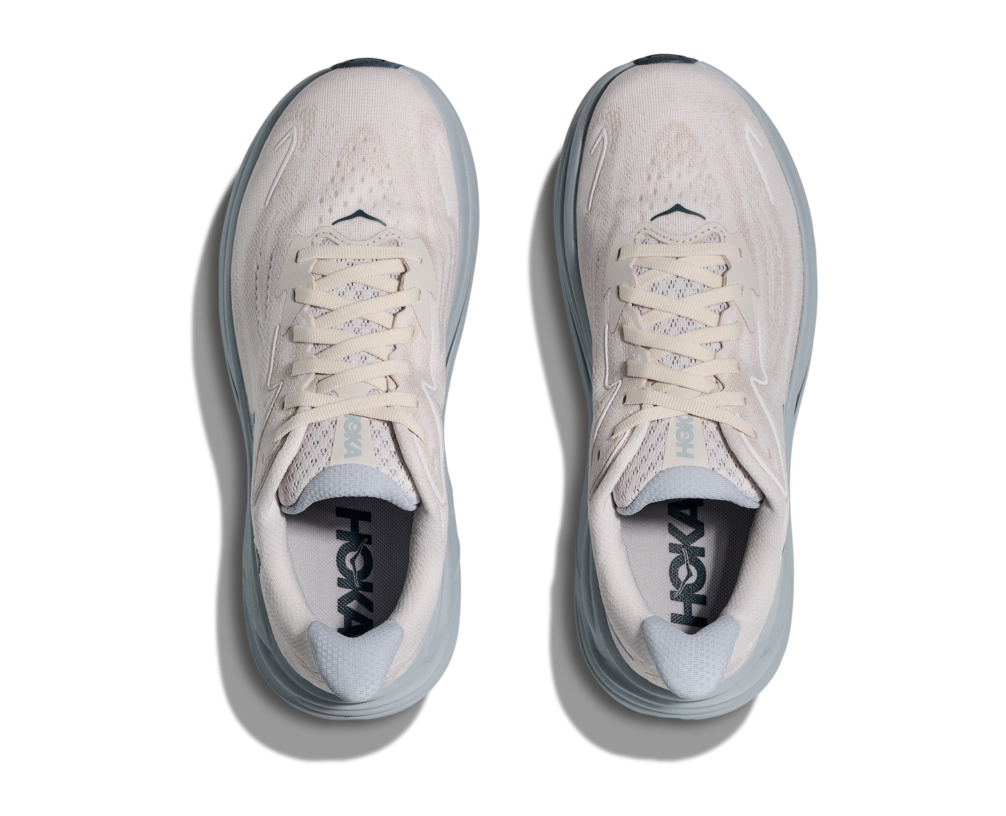 HOKA Clifton 10 Femme — Grout Mineral Blue — vue 2