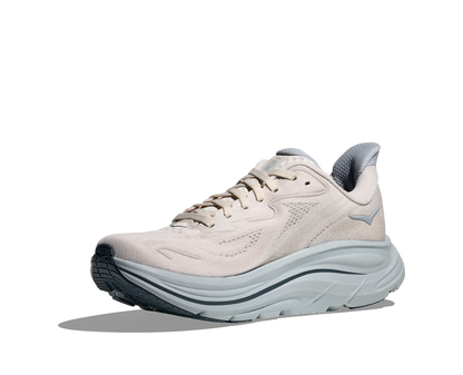 HOKA Clifton 10 Femme — Grout Mineral Blue — vue 3