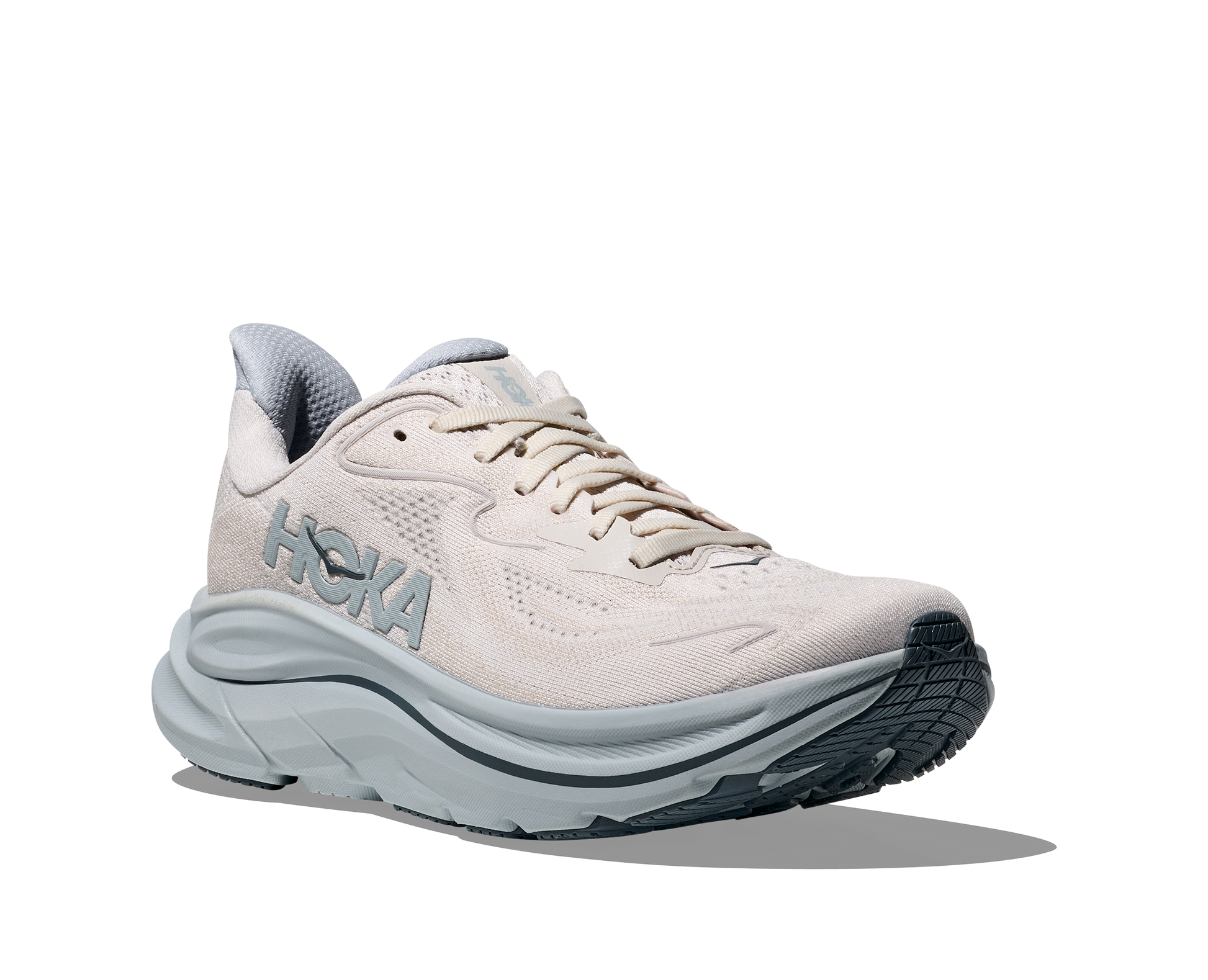 HOKA Clifton 10 Femme — Grout Mineral Blue — vue 6