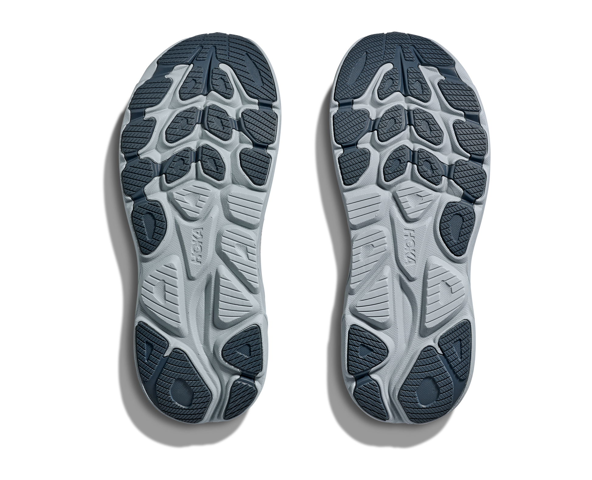 HOKA Clifton 10 Femme — Grout Mineral Blue — vue 7
