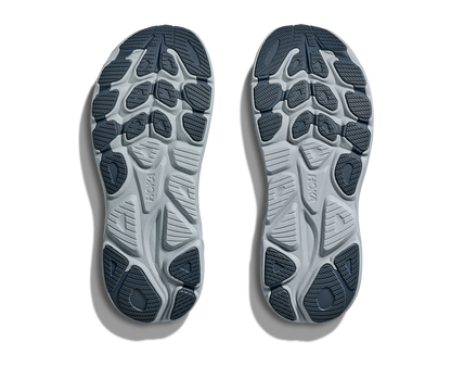 HOKA Clifton 10 Femme — Grout Mineral Blue — vue 7