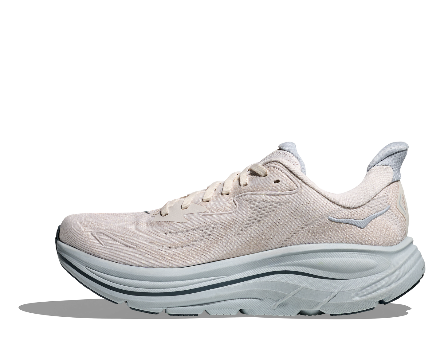 HOKA Clifton 10 Femme — Grout Mineral Blue — vue 8