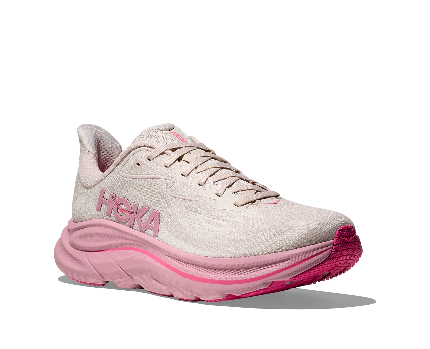 Hoka Clifton 10 Femme – Crème Rosée / Rose Séchée