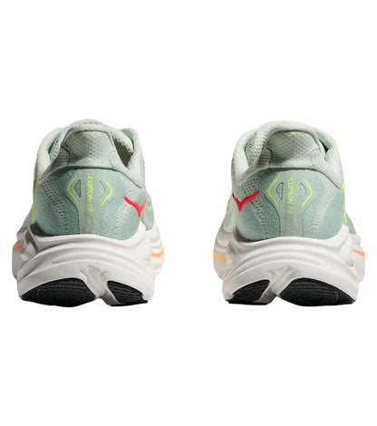HOKA Clifton 10 Femme — Sea Glass Neon Flame — vue 5