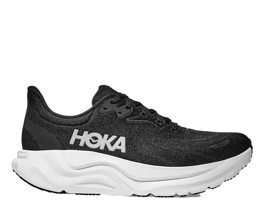 HOKA Arahi 8 Homme — Black White — vue 1