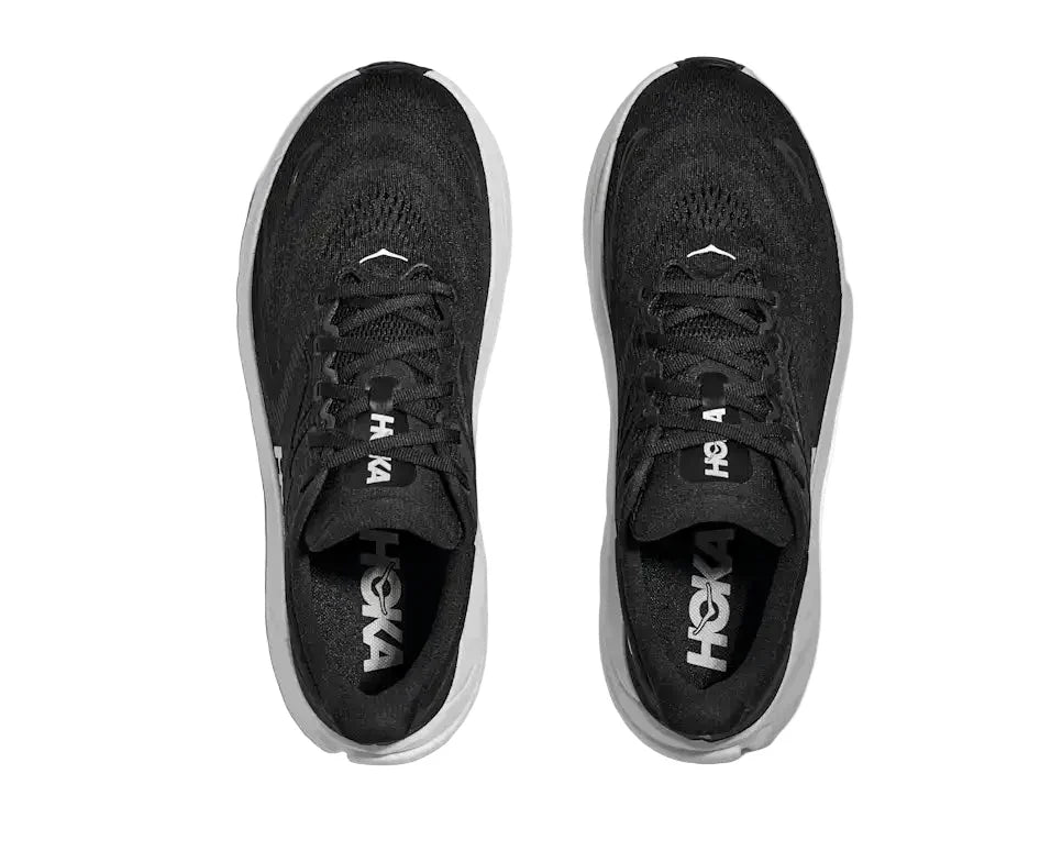 HOKA Arahi 8 Homme — Black White — vue 2