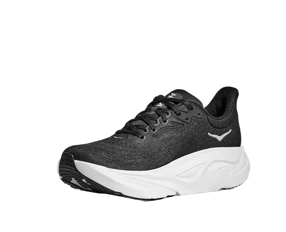 HOKA Arahi 8 Homme — Black White — vue 3