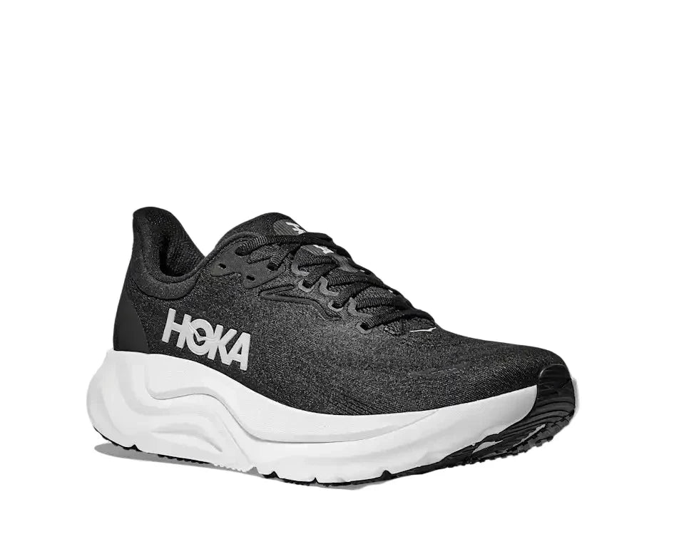 HOKA Arahi 8 Homme — Black White — vue 6