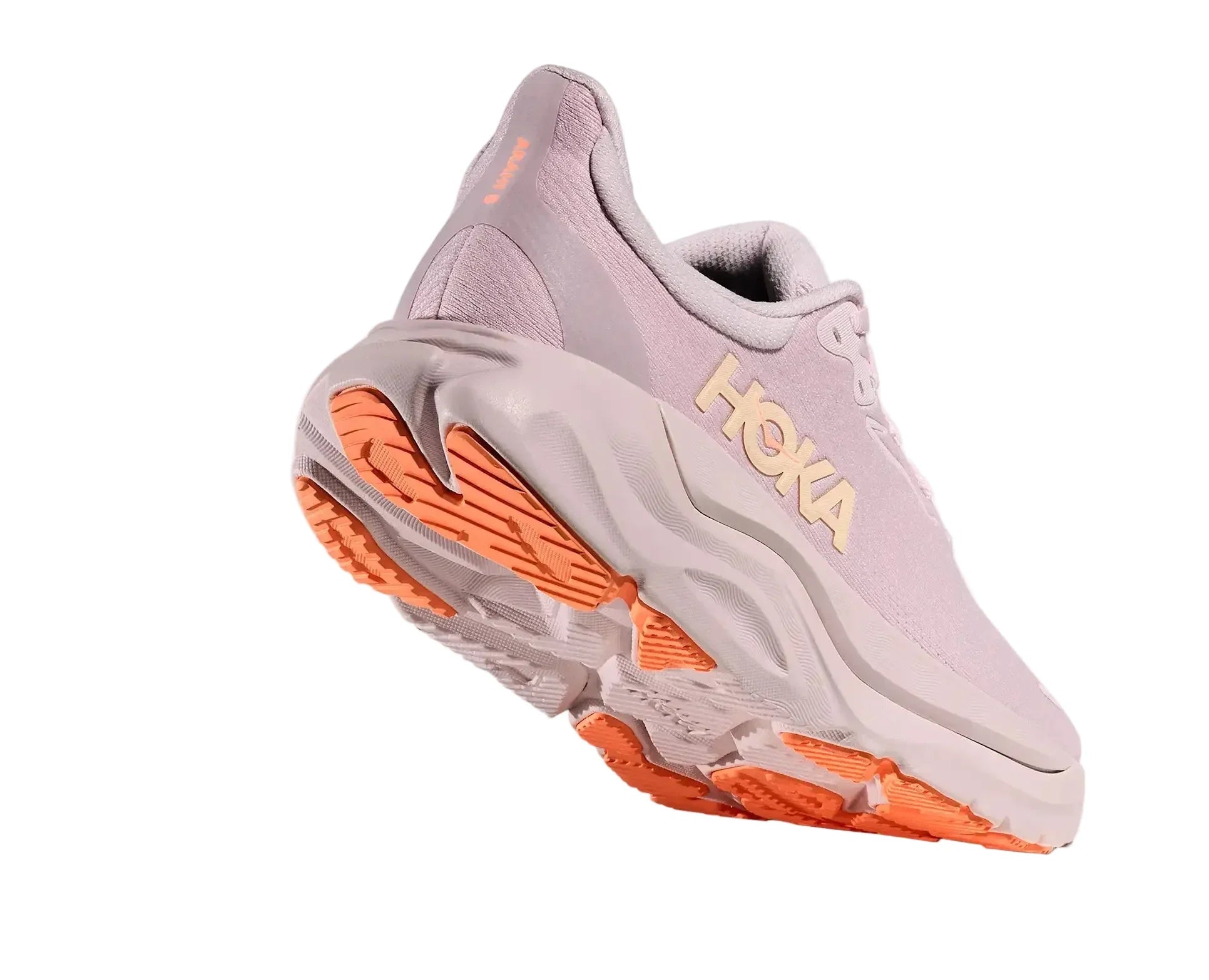 HOKA Arahi 8 Femme — Lilac Cream Neon Cantaloupe — vue 4