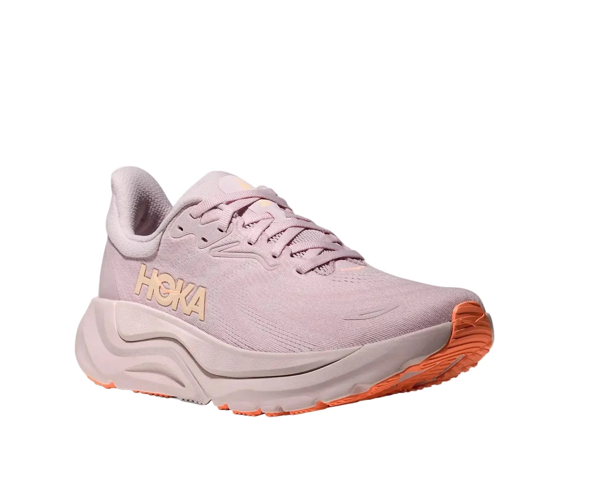 HOKA Arahi 8 Femme — Lilac Cream Neon Cantaloupe — vue 6