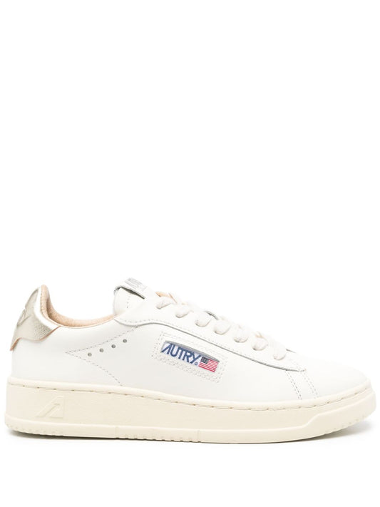 Autry Dallas Donna Sneakers Bianco/Oro