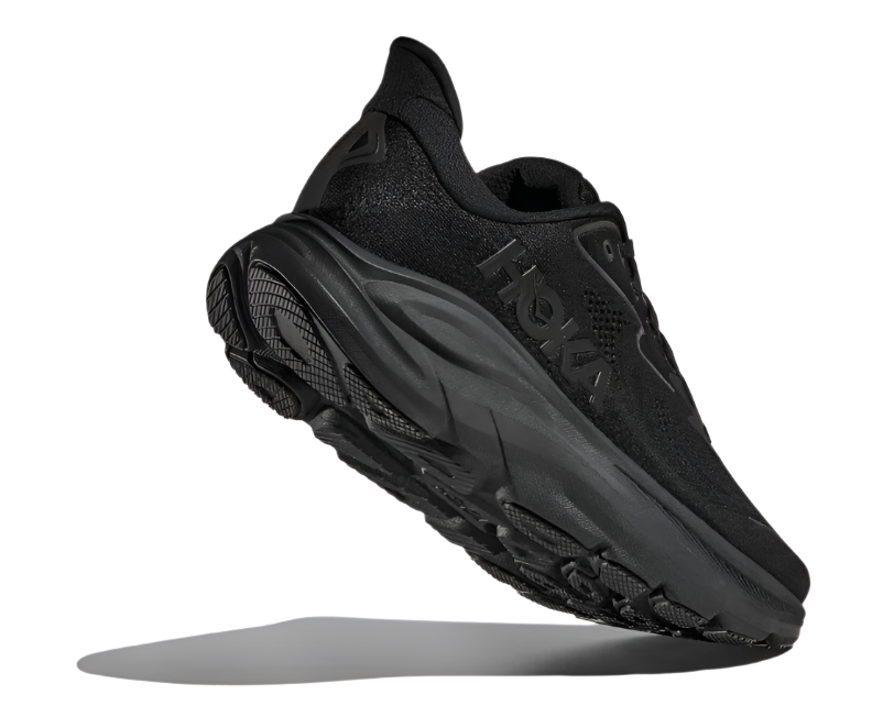 HOKA Clifton 10 Femme — Triple Black — vue 3