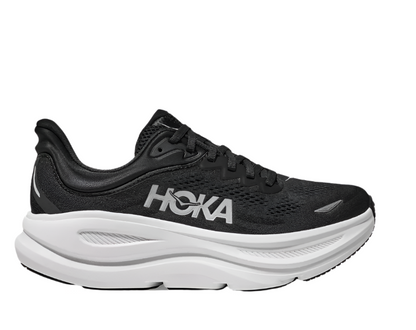 HOKA Bondi 9 Homme — Black White — vue 1