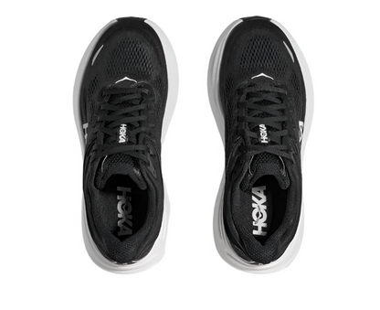 HOKA Bondi 9 Homme — Black White — vue 2