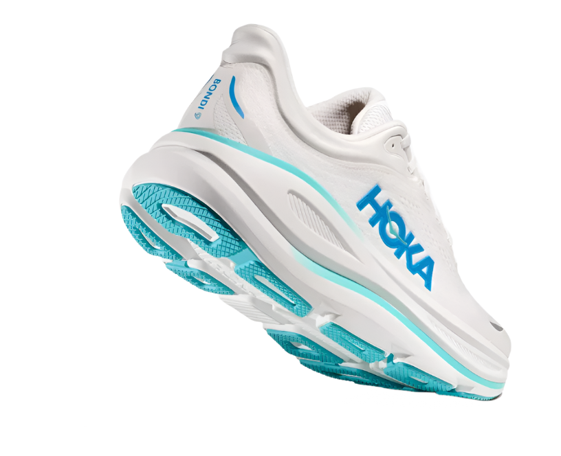 HOKA Bondi 9 Homme — White Hoka Blue — vue 3