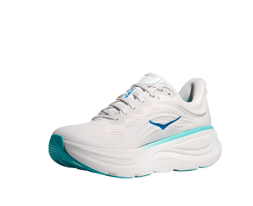 HOKA Bondi 9 Homme — White Hoka Blue — vue 4