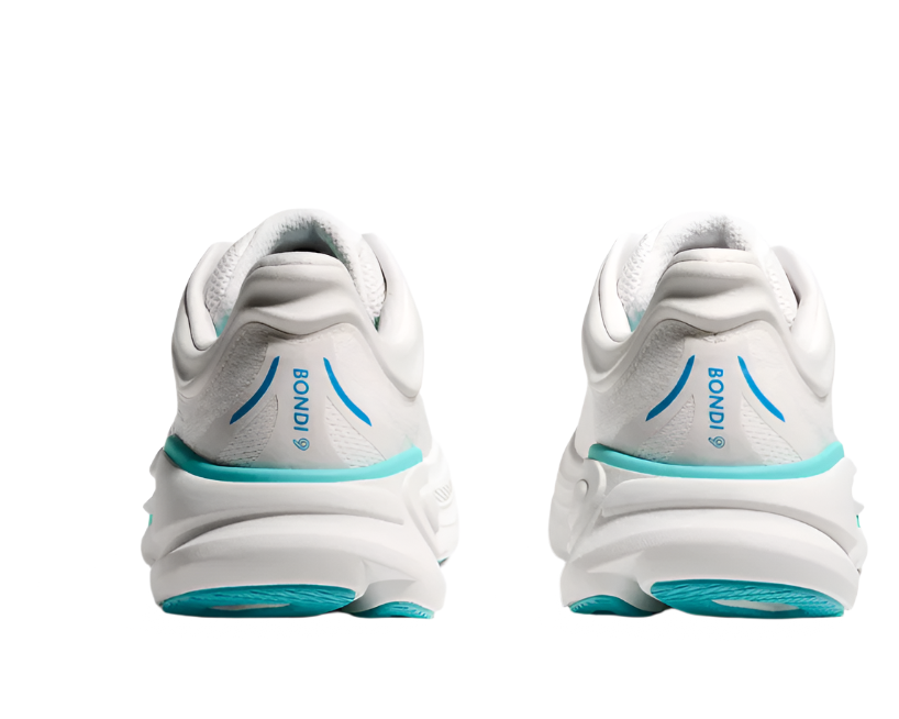 HOKA Bondi 9 Homme — White Hoka Blue — vue 5