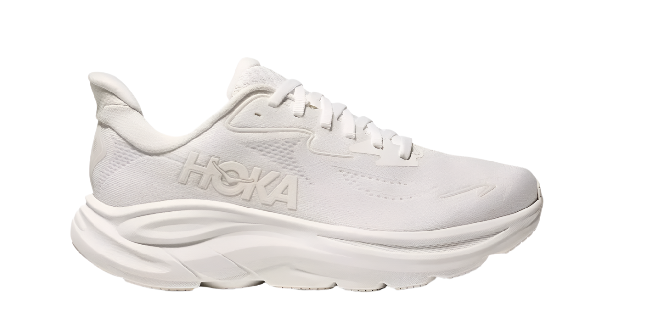 HOKA Clifton 10 Femme — White — vue 1