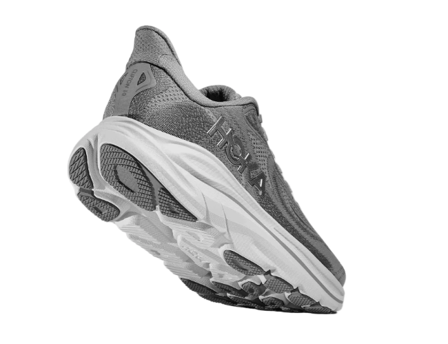 HOKA Clifton 10 Femme — Stellar Grey Galactic Grey — vue 3