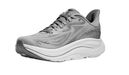 HOKA Clifton 10 Femme — Stellar Grey Galactic Grey — vue 4