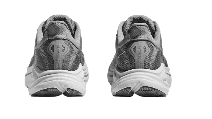 HOKA Clifton 10 Femme — Stellar Grey Galactic Grey — vue 5