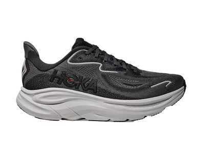 HOKA Clifton 10 Homme — Carbon Black Satellite Grey — vue 1