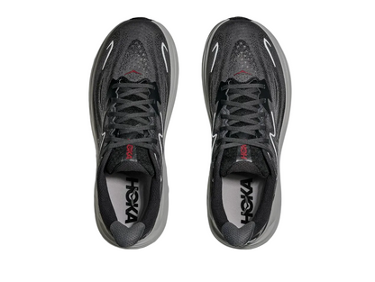 HOKA Clifton 10 Homme — Carbon Black Satellite Grey — vue 2
