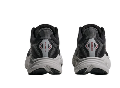 HOKA Clifton 10 Homme — Carbon Black Satellite Grey — vue 5