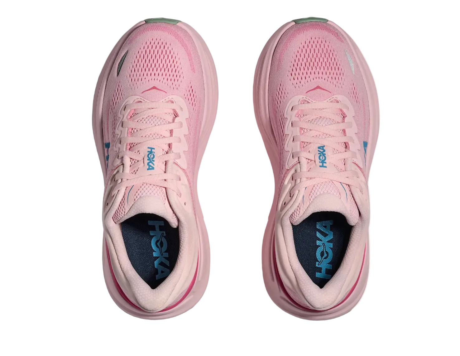 HOKA Bondi 9 Femme — Rose Tea Petal — vue 2